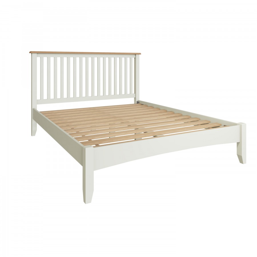 Light oak king bed shop frame